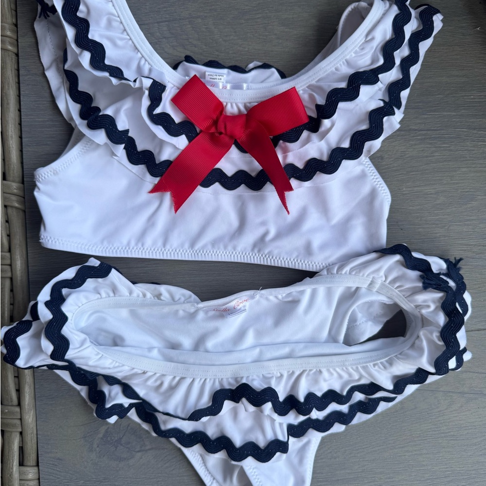 Stella Cove Blue and White Bikini Swimwear